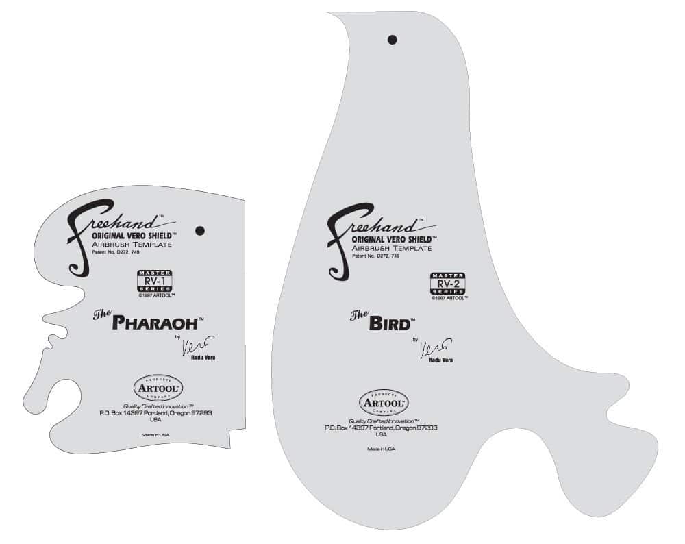 Artool Freehand Template Bird + Pharaoh by Radu Veru VIMFHRVSP